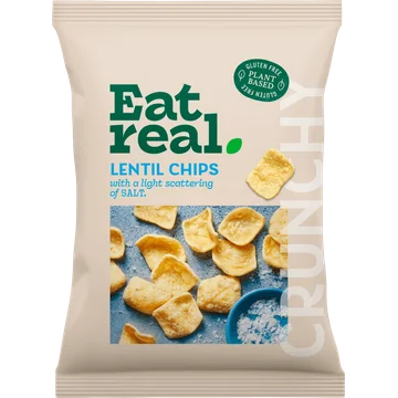 Eat Real Salted Lentil Chips 95g