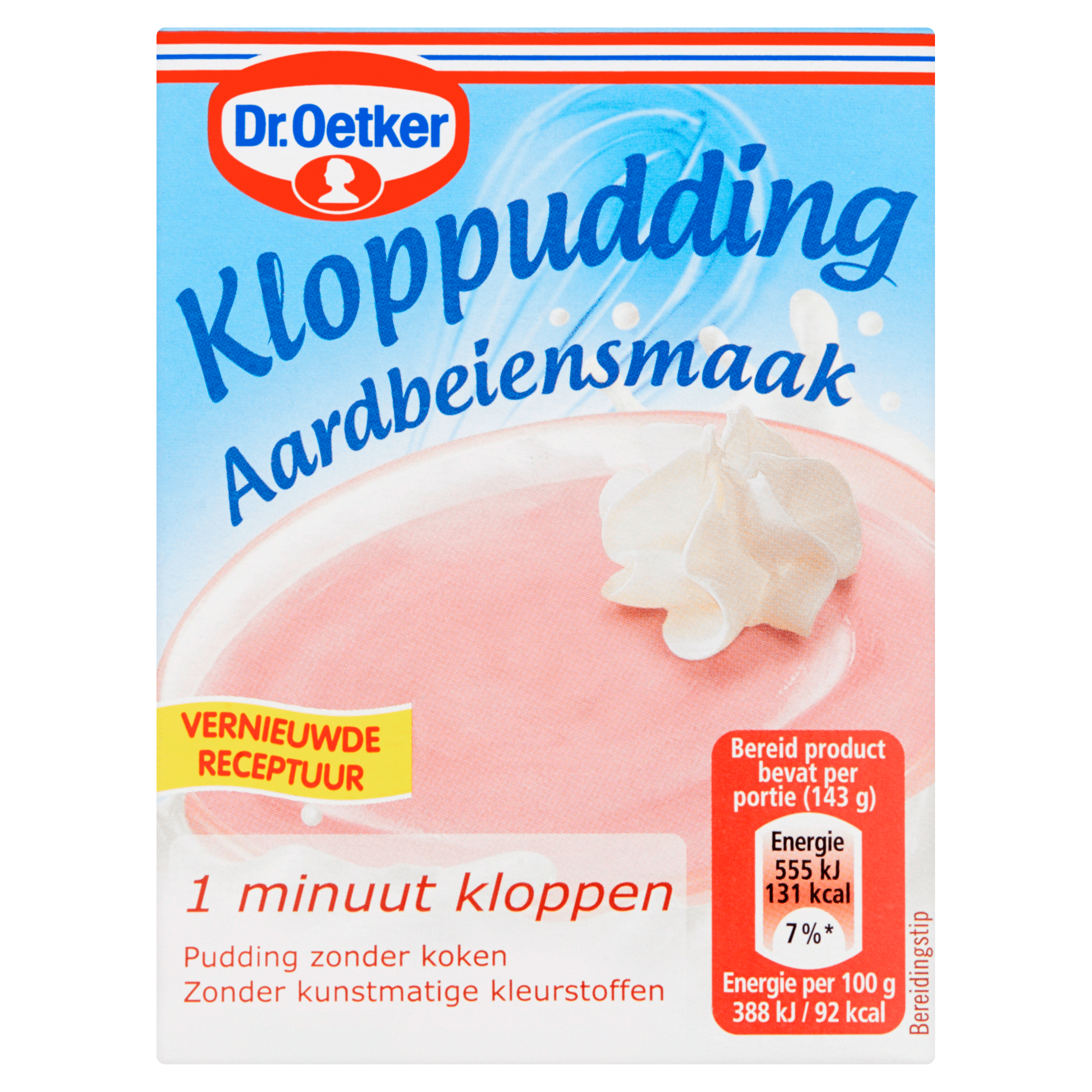 Dr. Oetker Kloppudding Aardbeien 74 g