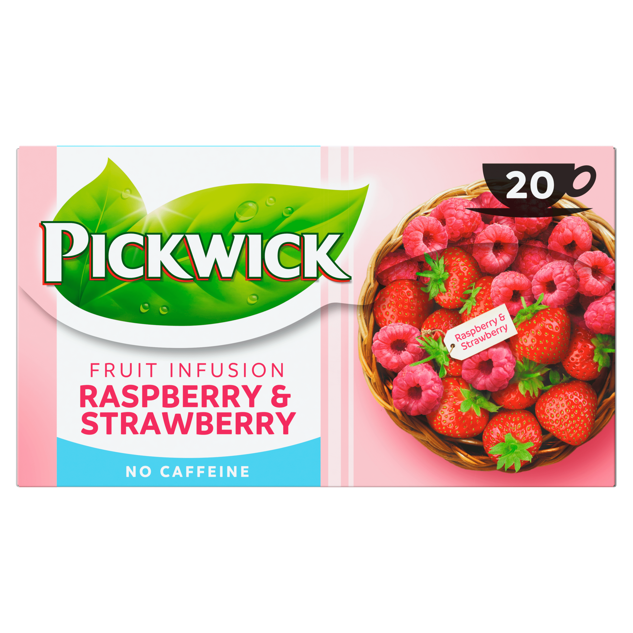 Pickwick Fruit Infusion Raspberry & Strawberry 20 Stuks