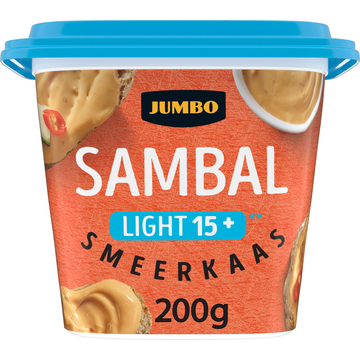Jumbo Sambal Light 15+ Smeerkaas 200 g