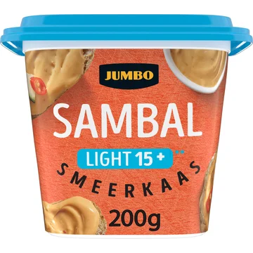 Jumbo Sambal Light 15+ Smeerkaas 200 g