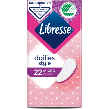 Libresse Micro inlegkruisjes 22 Stuks