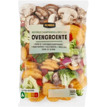 Jumbo Kastanjechampignon & Broccoli Ovengroente 600 g