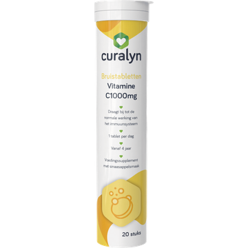 Curalyn Vitamine C 1000MG Bruistabletten 20 Stuks
