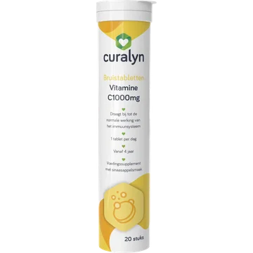 Curalyn Vitamine C 1000MG Bruistabletten 20 Stuks