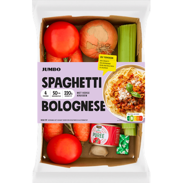 Jumbo Spaghetti Bolognese Verspakket 4 Personen