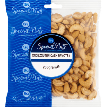 Special Nuts Ongezouten Cashewnoten 200 g