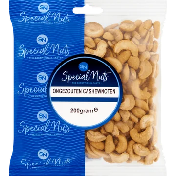 Special Nuts Ongezouten Cashewnoten 200 g