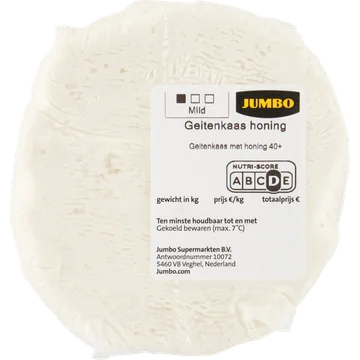 Jumbo Geitenkaas Honing ca. 125 g