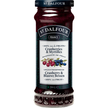 St. Dalfour Vruchtenspread Cranberry Blauwe Bes