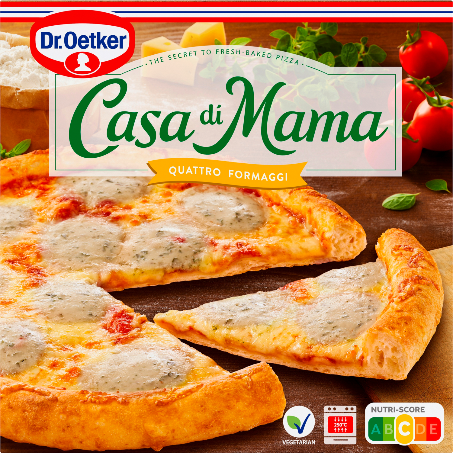 Dr. Oetker Casa di Mama Pizza Quattro Formaggi 410 g