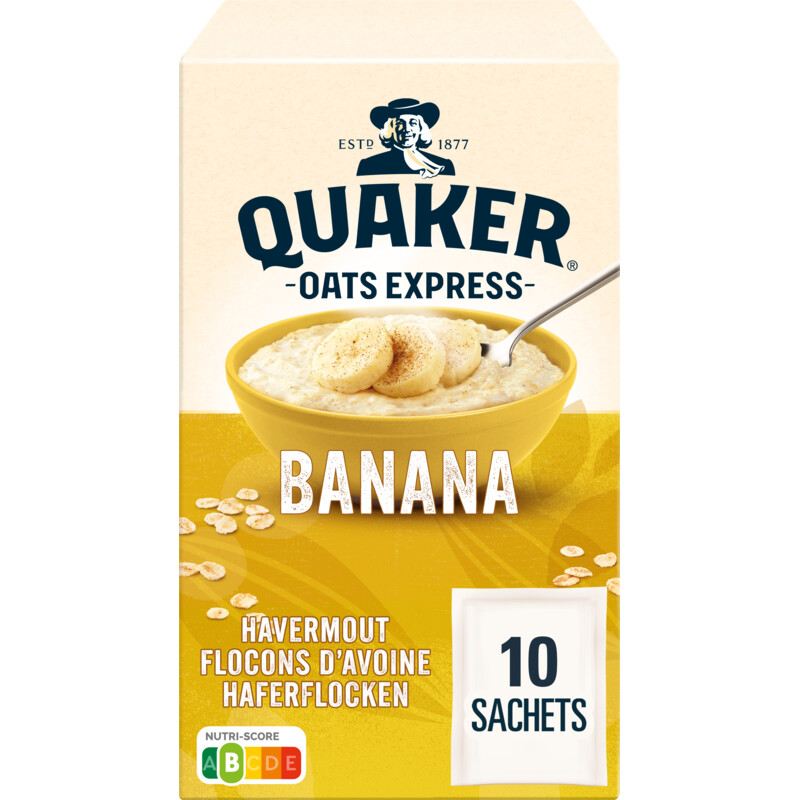 Quaker Oats express banana havermout