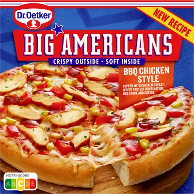 Dr. Oetker Big Americans Pizza BBQ Chicken 460 g