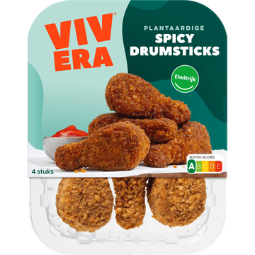 Vivera Plantaardige Spicy Drumsticks 4 Stuks 216 g