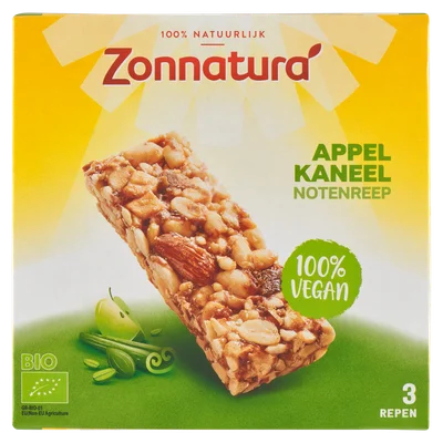Zonnatura Biologische Notenrepen Cashew Cranberry
