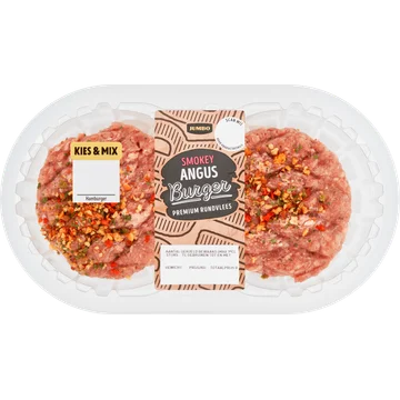 Jumbo Smokey Angus Burger Premium Rundvlees 2 Stuks