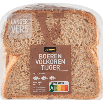Jumbo - Boeren Tijgerbrood Volkoren - Half