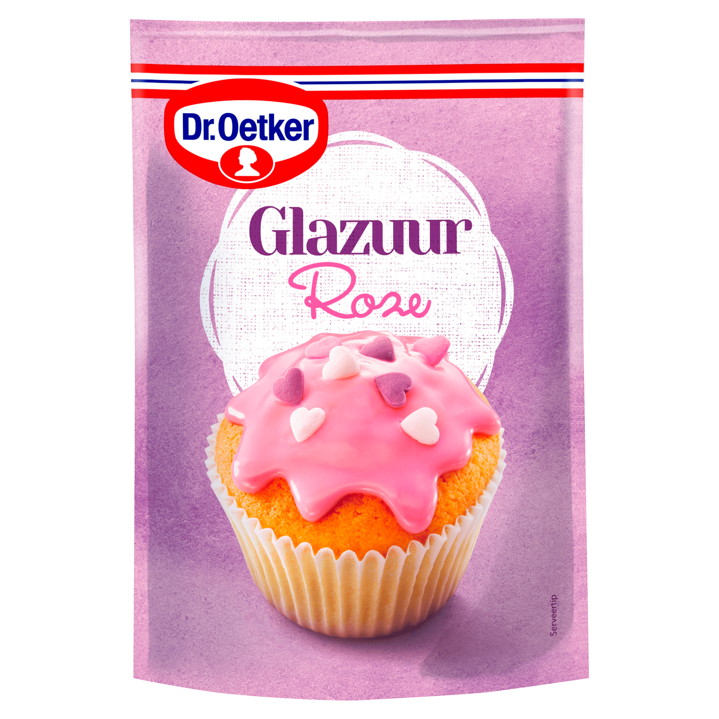 Dr. Oetker Glazuur Roze Taart Versiering 125 g