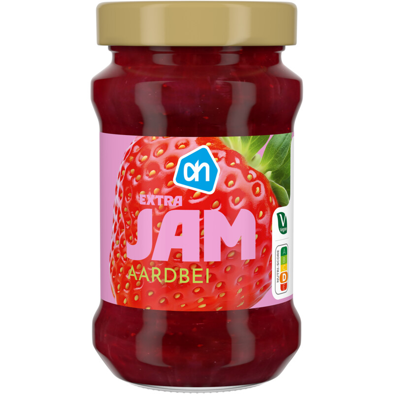 AH Extra jam aardbeien