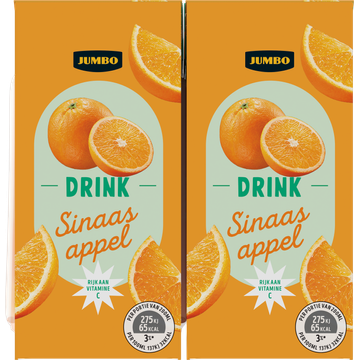 Jumbo Drink Sinaasappel 10 x 200 ML