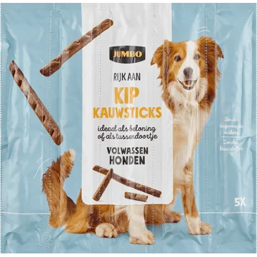 Jumbo Honden Kip Kauwsticks 5 Stuks