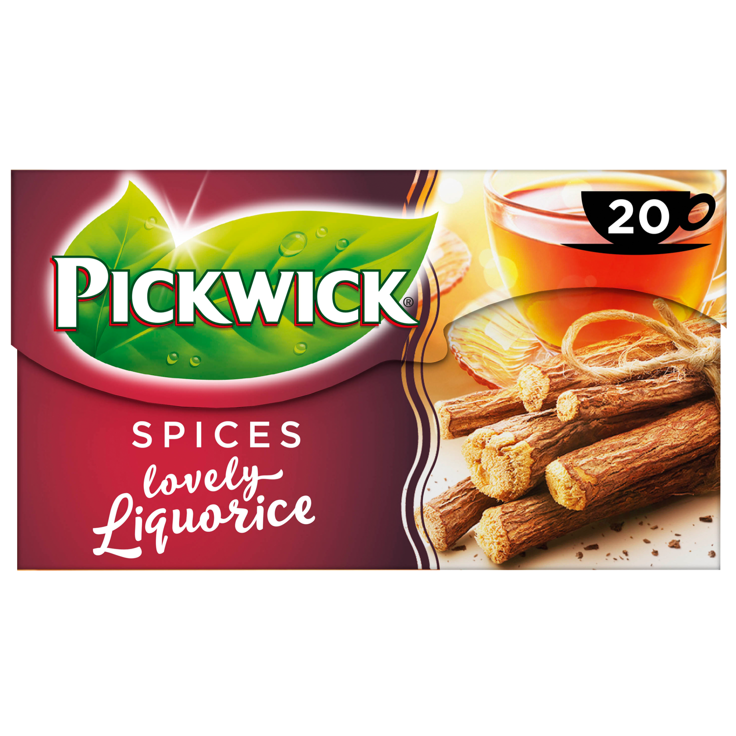 Pickwick Spices Zoethout Zwarte Thee 20 Stuks
