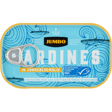 Jumbo Sardines in Zonnebloemolie 120 g