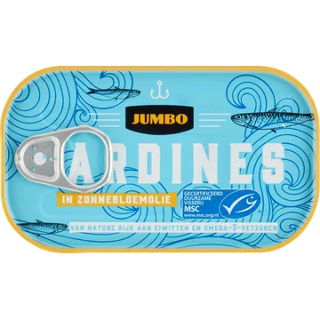 Jumbo Sardines in Zonnebloemolie 120 g