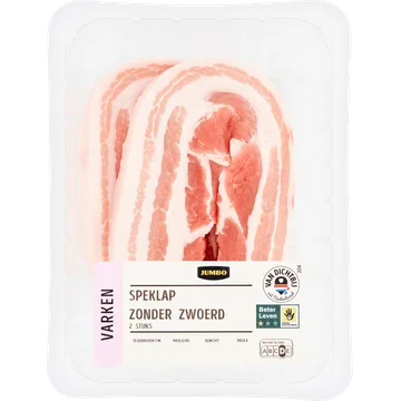 Jumbo Speklappen Zonder Zwoerd 2 Stuks