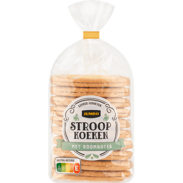 Jumbo Stroopkoeken met Roomboter 10 Stuks