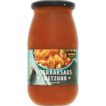 Jumbo Roerbaksaus Zoetzuur met Perzik 490 g