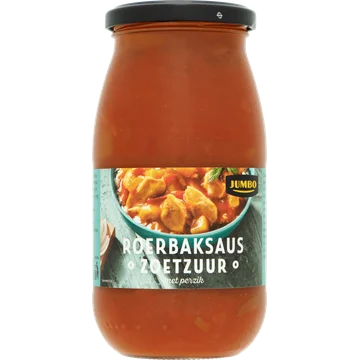 Jumbo Roerbaksaus Zoetzuur met Perzik 490 g