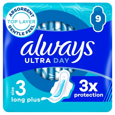 Always Ultra Maandverbanden Secure Night 8 Stuks