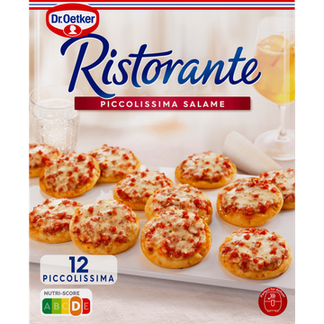 Dr. Oetker Ristorante Pizza Piccolissima Salame minisnacks 12 Stuks