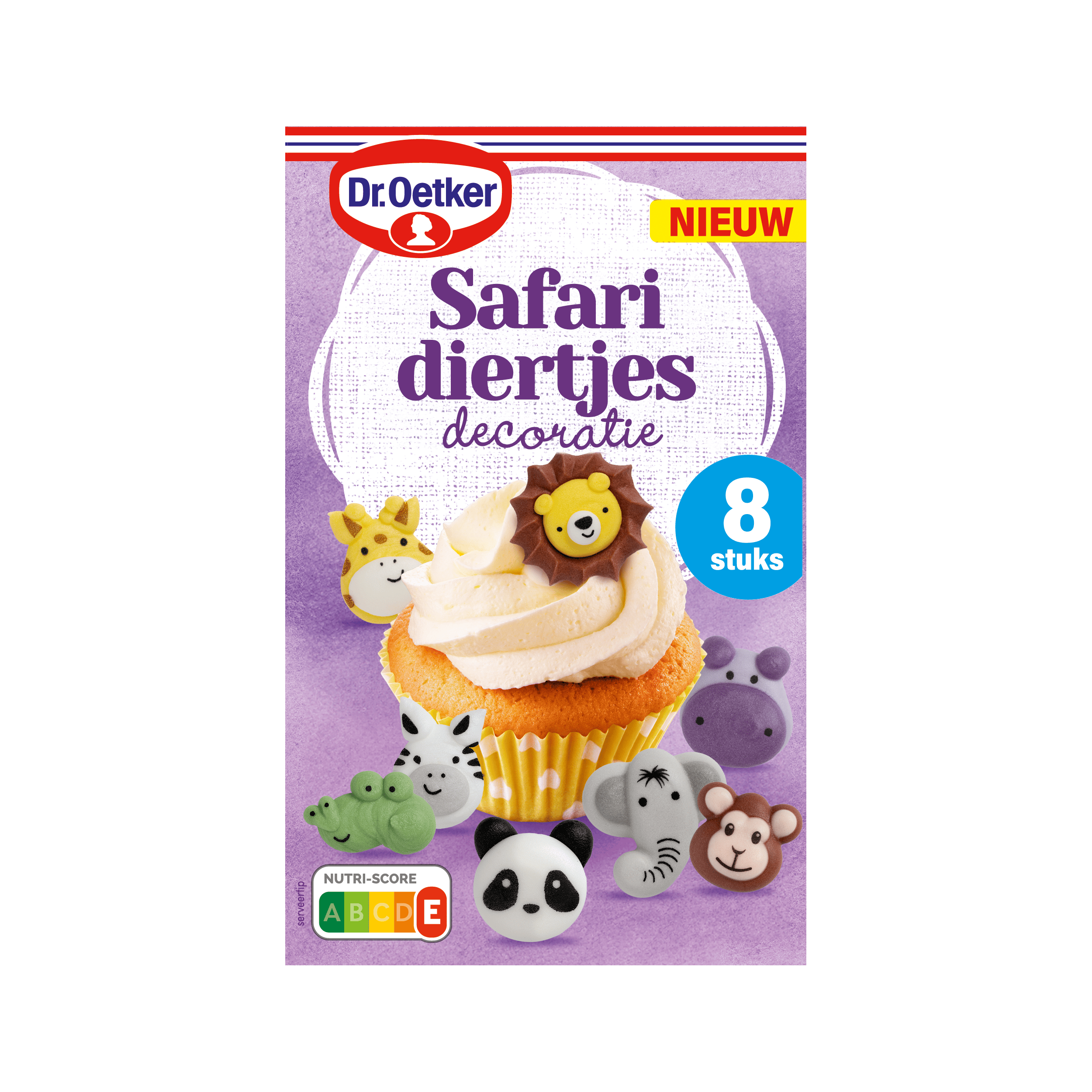 Dr. Oetker Safari Diertjes Decoratie 8 Stuks 16 g