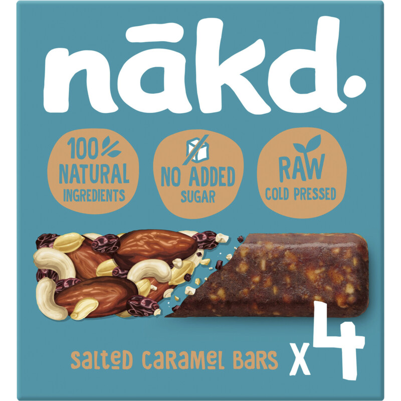 Nakd. Salted caramel bars