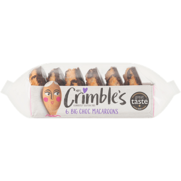 Mrs Crimble's Big Choc Macaroons 6 Stuks 195 g