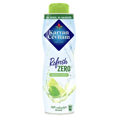 Karvan Cévitam Zero Limoen en Munt Siroop 600 ml