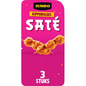 Jumbo Satéstokjes Kip 3 Stuks
