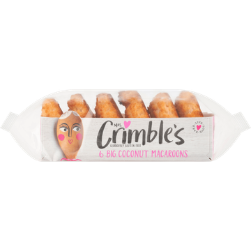 Mrs Crimble's Big Coconut Macaroons 6 Stuks 180 g