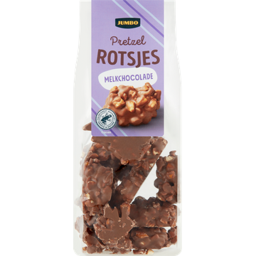 Jumbo Pretzel Rotsjes Melkchocolade 120 g