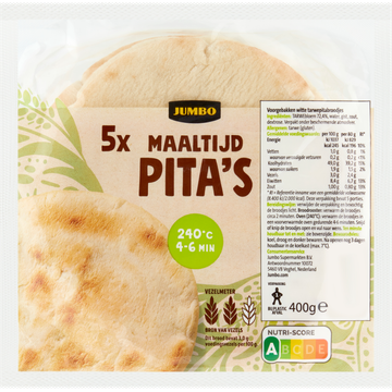 Jumbo - Maaltijd Pita's - 5 Stuks