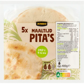 Jumbo - Maaltijd Pita's - 5 Stuks
