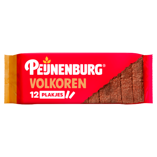 Peijnenburg ontbijtkoek volkoren gesneden 12 plakjes