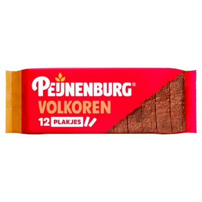 Peijnenburg ontbijtkoek volkoren gesneden 12 plakjes