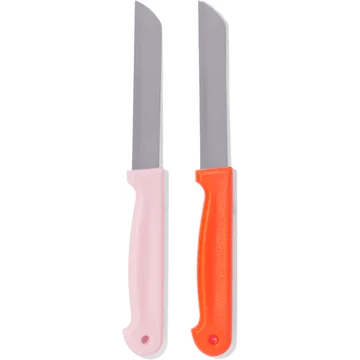 HEMA Tomatenmesjes Roze/Oranje 2 Stuks