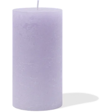 Kaars Rustiek 7*13 Lila