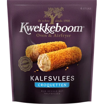 Kwekkeboom Oven en airfryer kalfsvlees croquetten