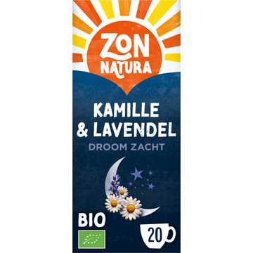 Zonnatura Bio Kamille & Lavendel Droom Zacht 20 Zakjes 30 g