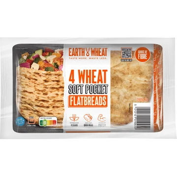 Earth Wheat Flatbread Pocket 280g